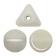 Les perles par Puca® Ilos beads Opaque white ceramic look 03000/14400